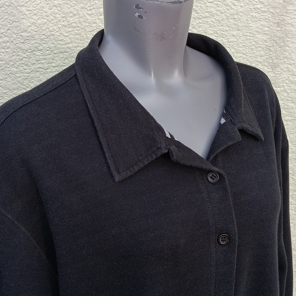 ERIKA II COLLECTION LADIES COTTON BLEND CARDIGAN W/STRIPED TRIM (RUSSIA) - Picture 3 of 17